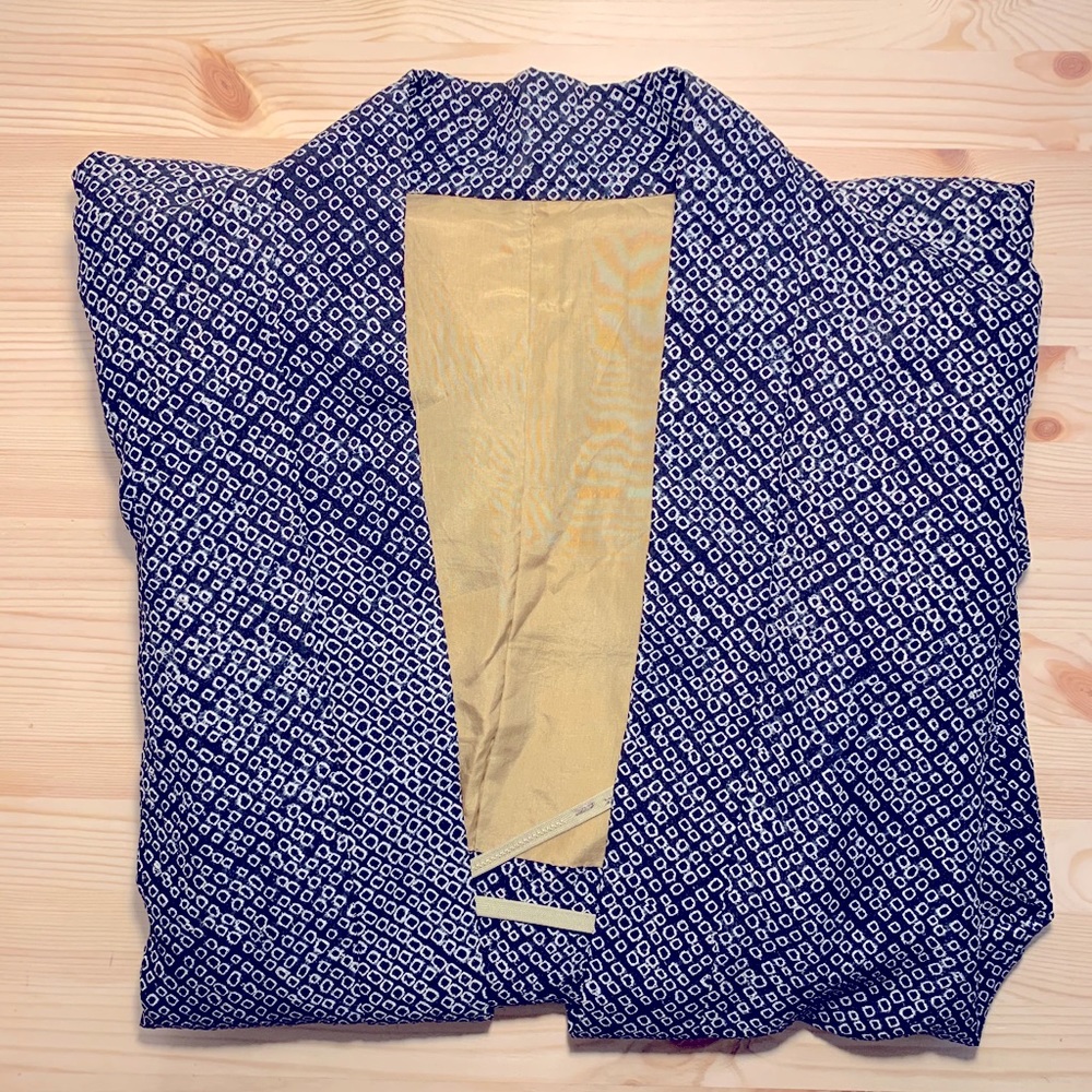 Mens traditional Yukata or kimono. Short style
